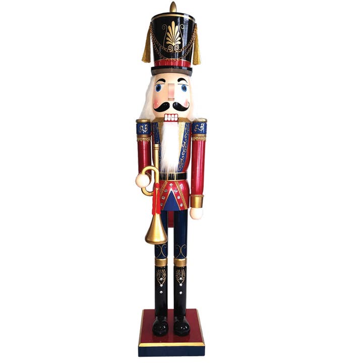 60" Royal Bugler Nøddeknækkeren for engroshandel hos Santa’s Workshop Inc.