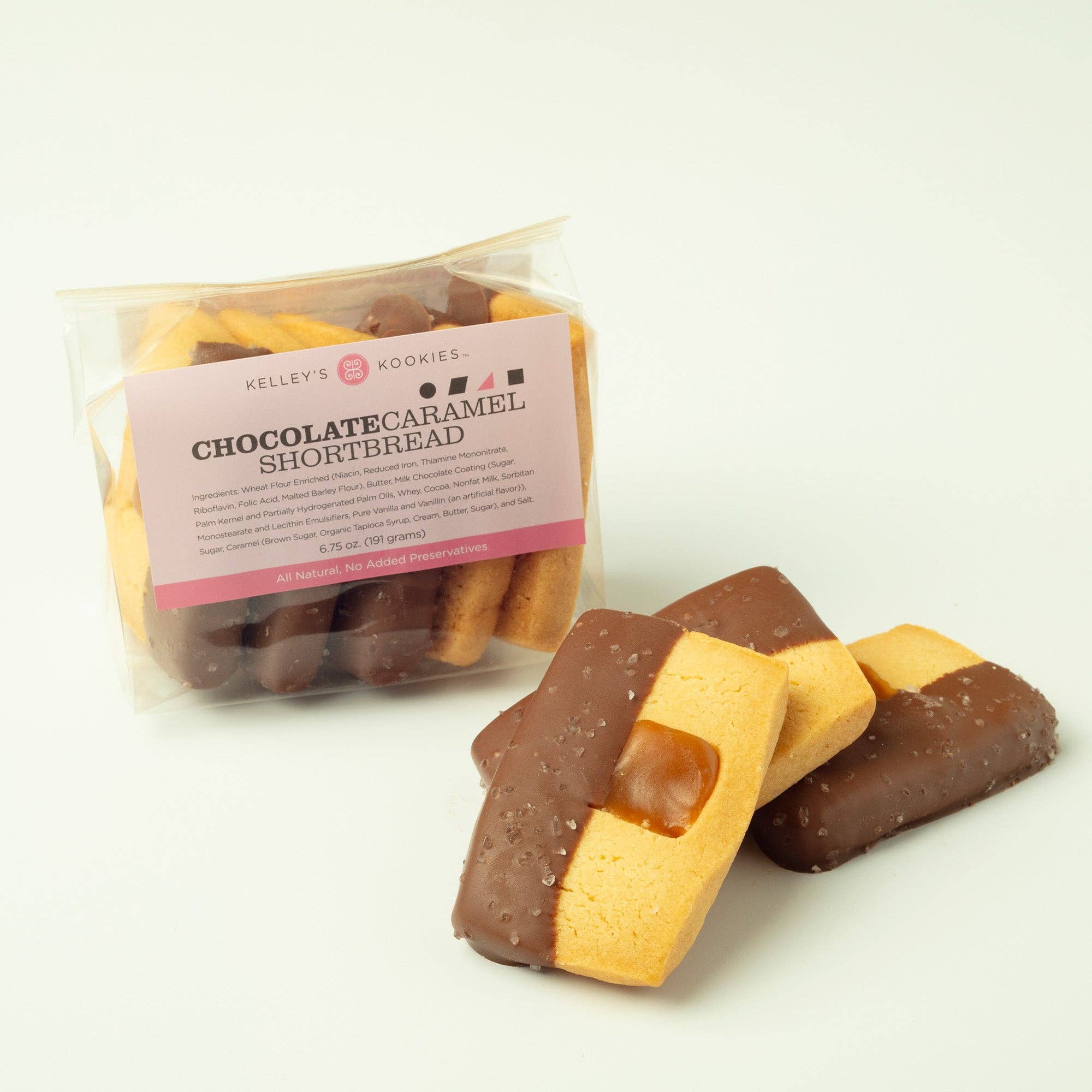 Kelley's Kookies - Wholesale Cookie - Chocolate Caramel Sea Salt Shortbread2