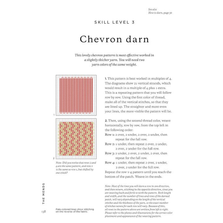 Fox Chapel Publishing - Wholesale Crafts, Hobbies & DIY - The Mending Directory - 50 Modern Stitch Patterns for Repair2