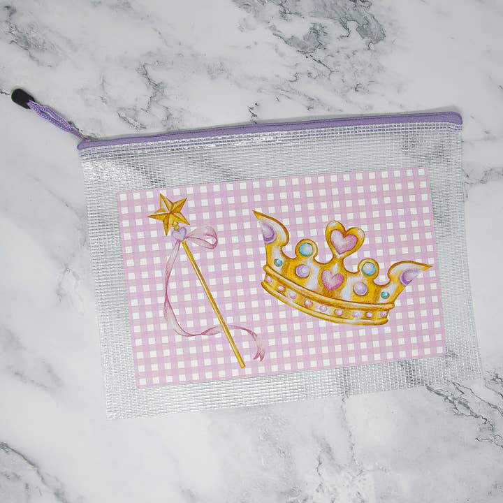 Princess Dear Extra Large Clear Organizer Pouch for wholesale by A Nice House