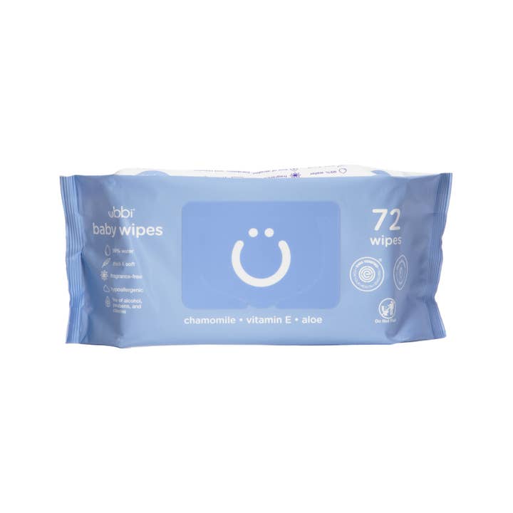 Ubbi - Wholesale Face & Body Wipes - Baby - Fragrance-Free Baby Wipes, 1 Pack1