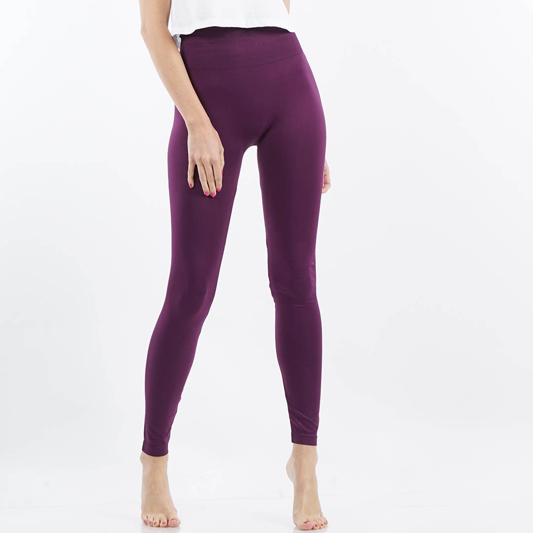 plum yoga pants