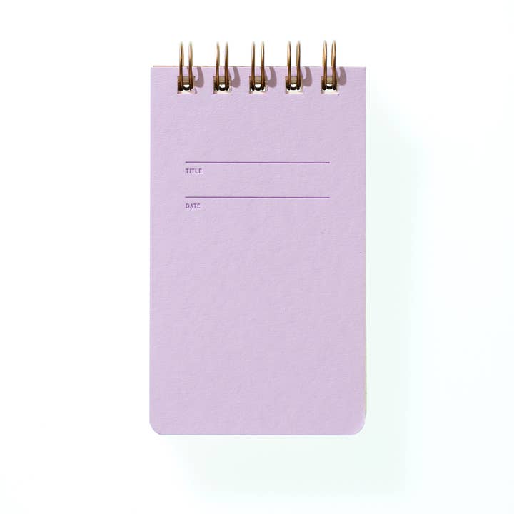 Reporter Notebook - Lilac for wholesale by Shorthand Press