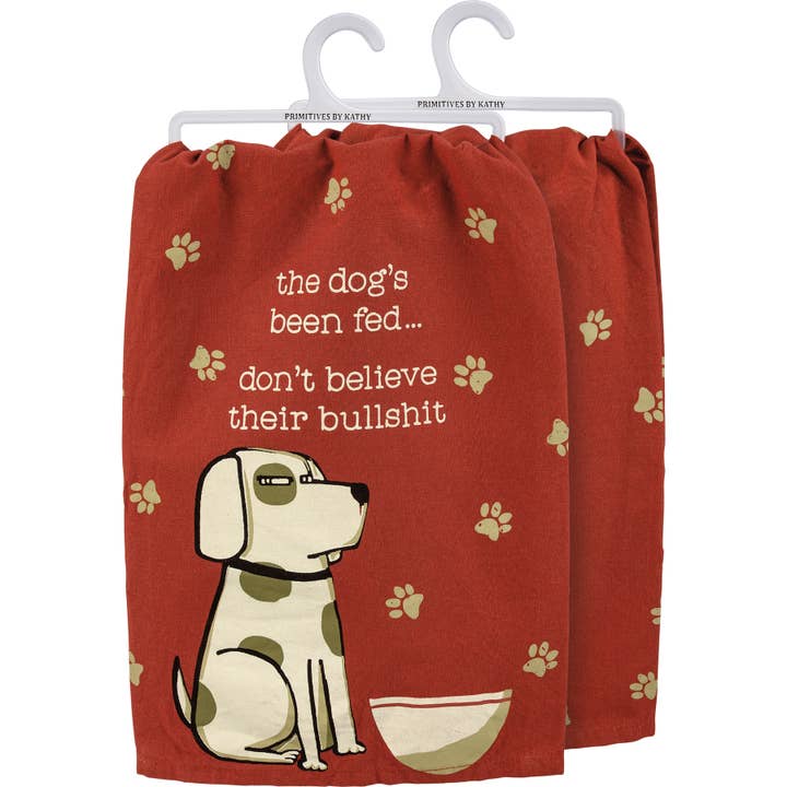 Dog's Been Fed Kitchen Towel and other Purchase Wholesale towels for dogs. Free Returns & Net 60 Terms on Faire trending on Faire.