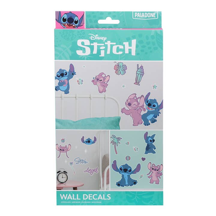 Paladone - Wholesale Wall Decal/Stickers - Stitch and Angel Wall Decals