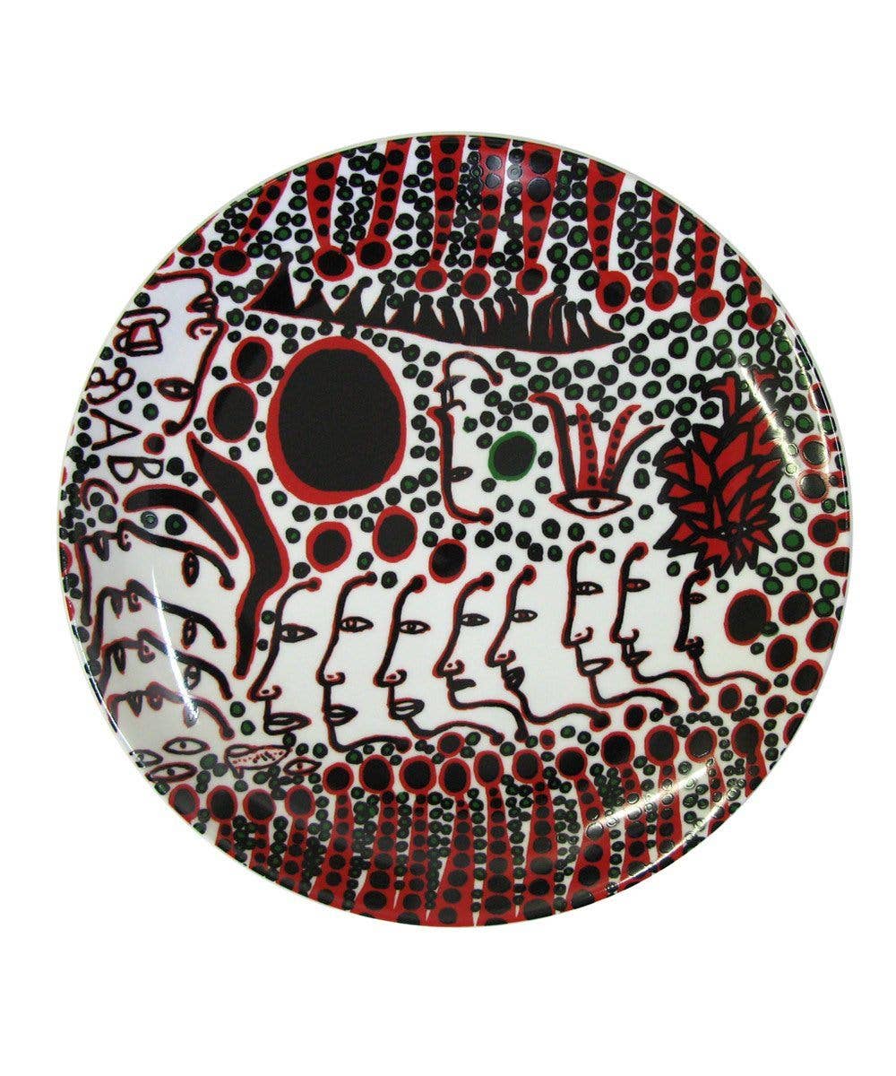 Third Drawer Down USA - Wholesale Dinner Plate - Women Wait For Love, But Men Always Walk Away Ceramic Plate x Yayoi Kusama3