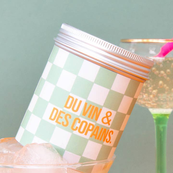 Vegan candle - Soy wax - Wine & friends for wholesale by MARGO