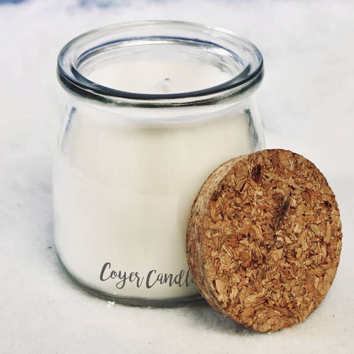 Coyer Candle Co. - Wholesale Jar/Filled Candle - 5 oz. Studio Jar with Cork Lid Candle - Signature Collection