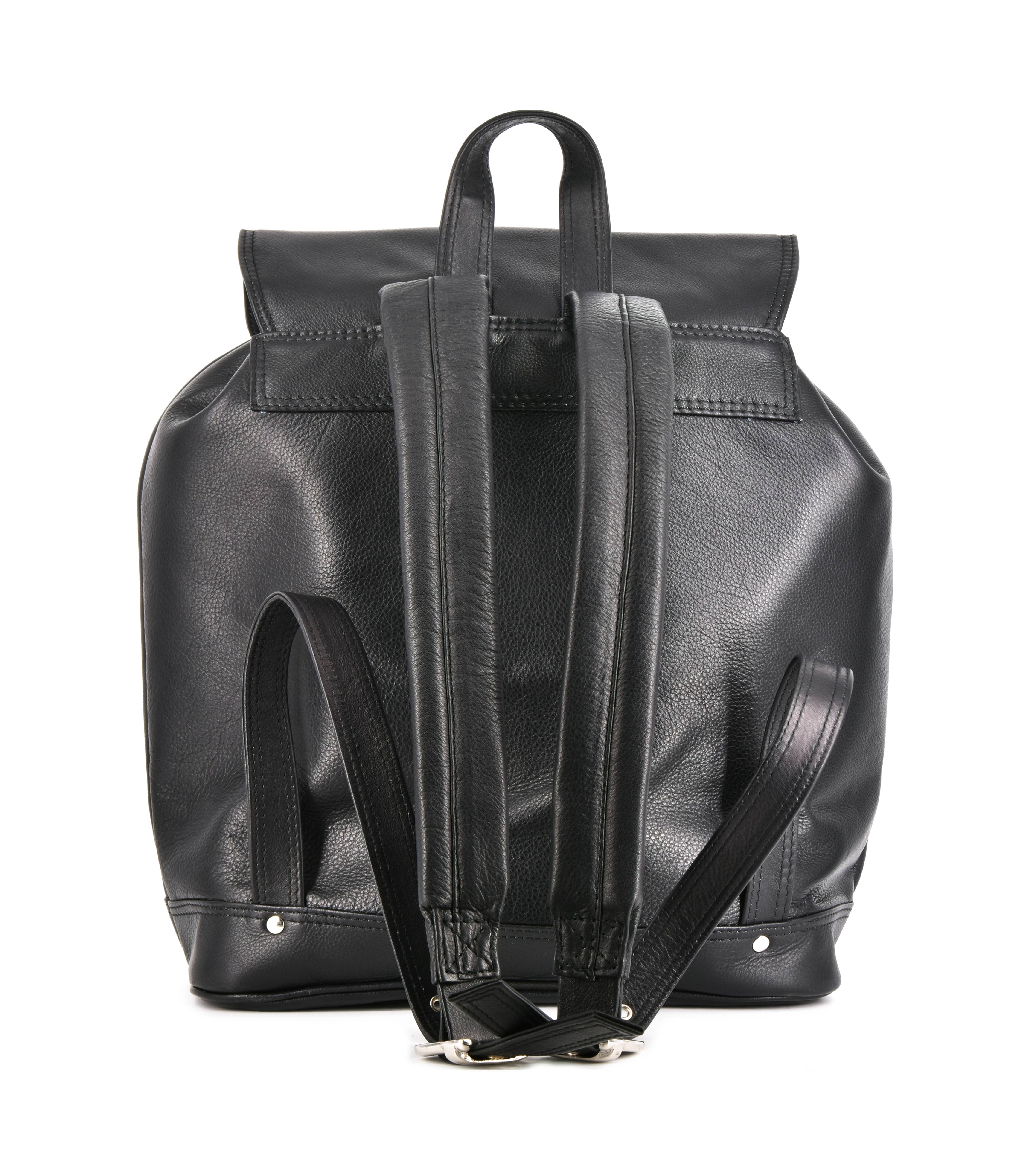Ashlin Leather Boutique - Wholesale Backpack - Unisex - ASHLIN® | ZIPPERED COMPARTMENT BACKPACK | TUSCANY LEATHER3