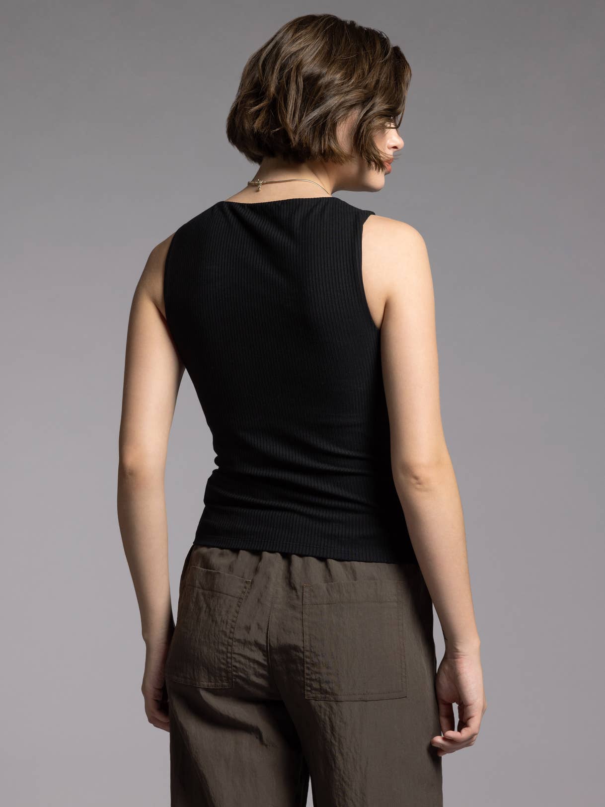 Weekend Los Angeles - Vendita all'ingrosso Canotta - Donna - Serbatoio Boat Neck - BRITTON TANK12