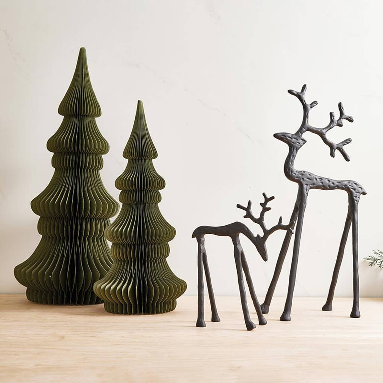 Faithworks by Creative Brands - Wholesale Christmas Decoration - Paper Tree - Noble Green 24"4