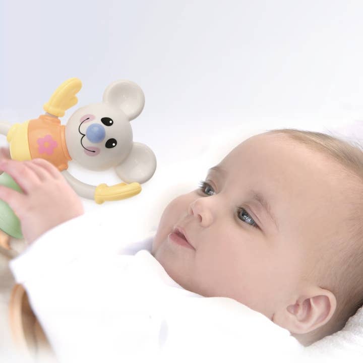 TOLO BIO - Wholesale Classic Toy - Kids - Tolo Baby Clip on Friends Mouse - Pastel Color1