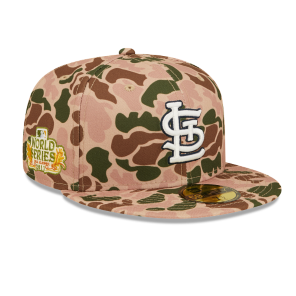 Rat City Sk8 Shop – wholesale Baseball cap – Unisex – St. Louis Cardinals 59fifty New Era Mlb Duck Camo World Series 2011 Fitted Hat0