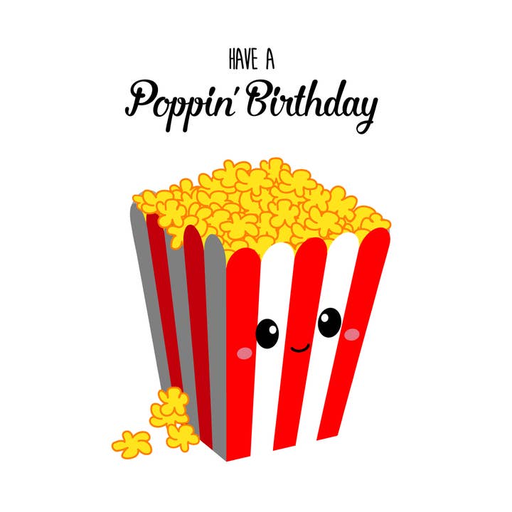 Have a poppin birthday Postcard for wholesale by Studio Inktvis