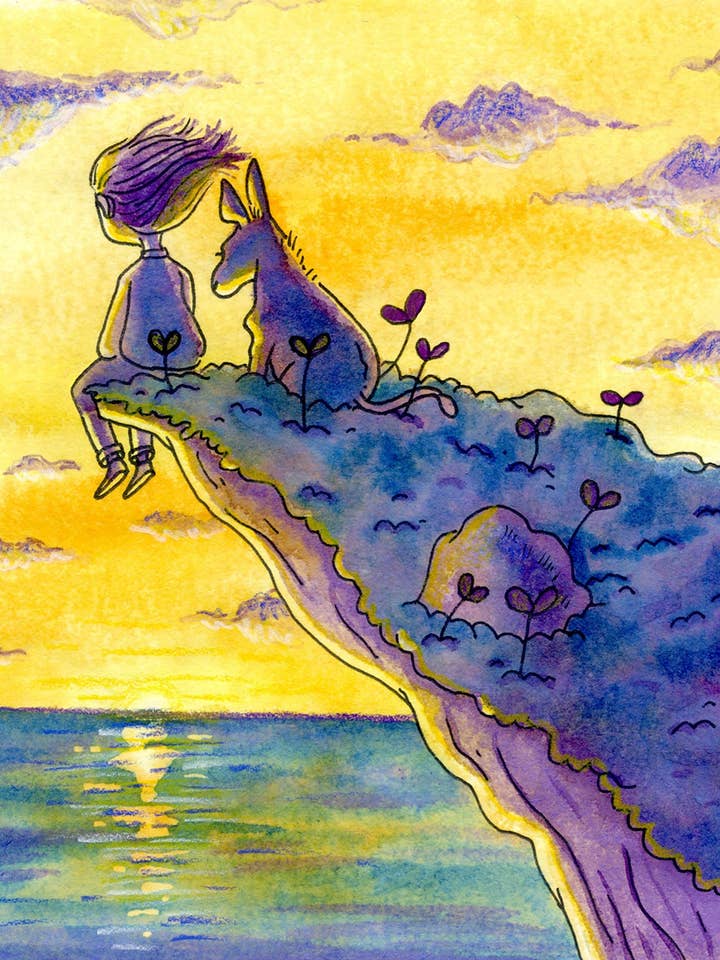 At Day's End - Mini Print for wholesale by Hannakin