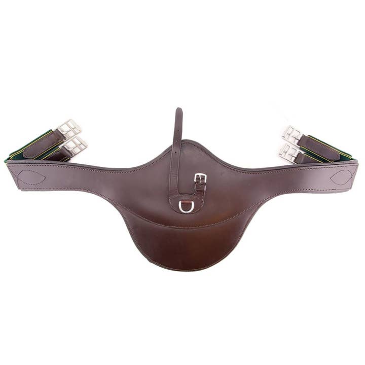 Grewal Equestrian - Wholesale Horseback Riding Gear - Grewal Equestrian Contour Designed Leather Stud Guard Girth