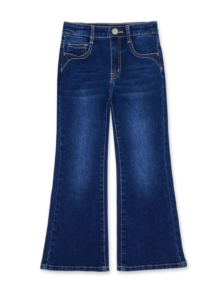 Cutie Patootie Clothing - Wholesale Jeans - Kids - GDP-23-89136A Girl Classic Bootcut Denim Jeans