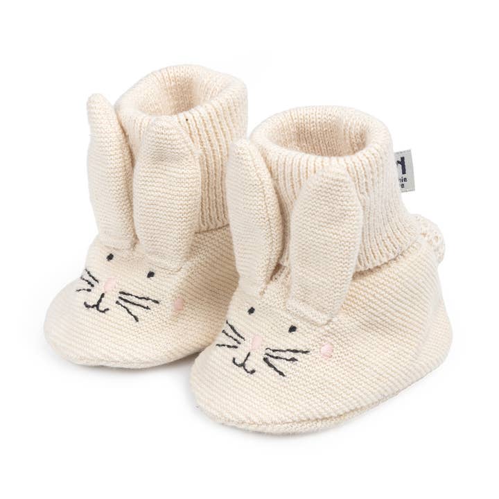 Cotton Knit Baby Slipper Socks: Rabbit for wholesale by Sophie Home Ltd