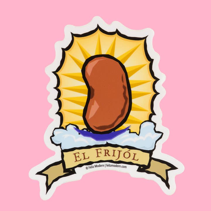 Pegatina Frijol para venta al por mayor de Feliz Modern