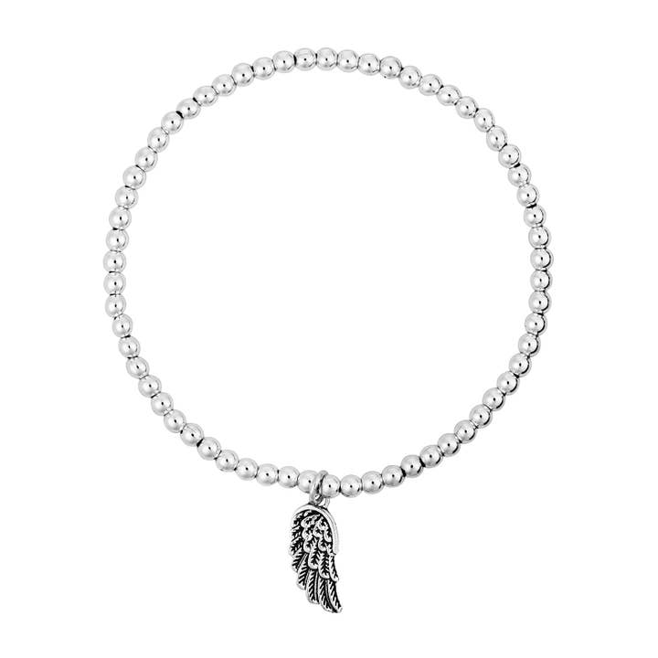 Silver Jewellery Cavern Wholesale - Wholesale Charm/Dangle Bracelet - Angel Wing Charm Bracelet