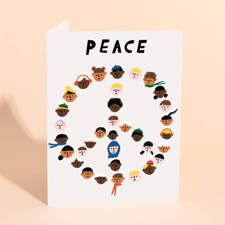 PEACE PALS - Holiday Card - DSC for wholesale by Carolyn Suzuki