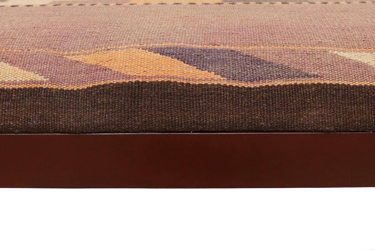 Arshs Fine Rugs - Wholesale Pouf - Urban Cash Kilim upholstered Handmade wood Storage Bench9