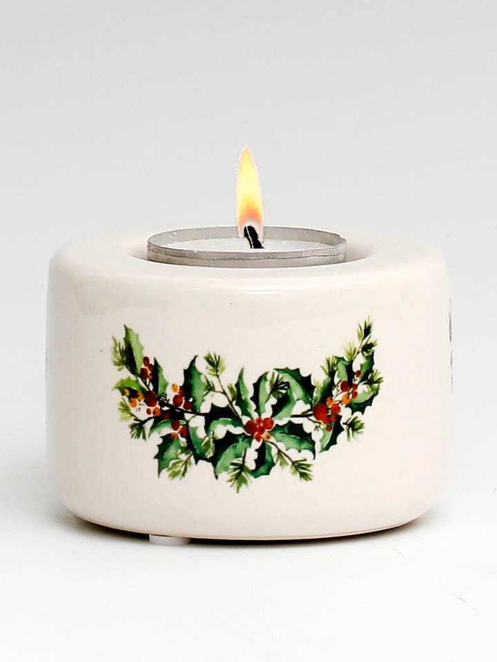 SUBLIMART: Ceramic Tealight in Christmas Design #1 for wholesale by SublimArt