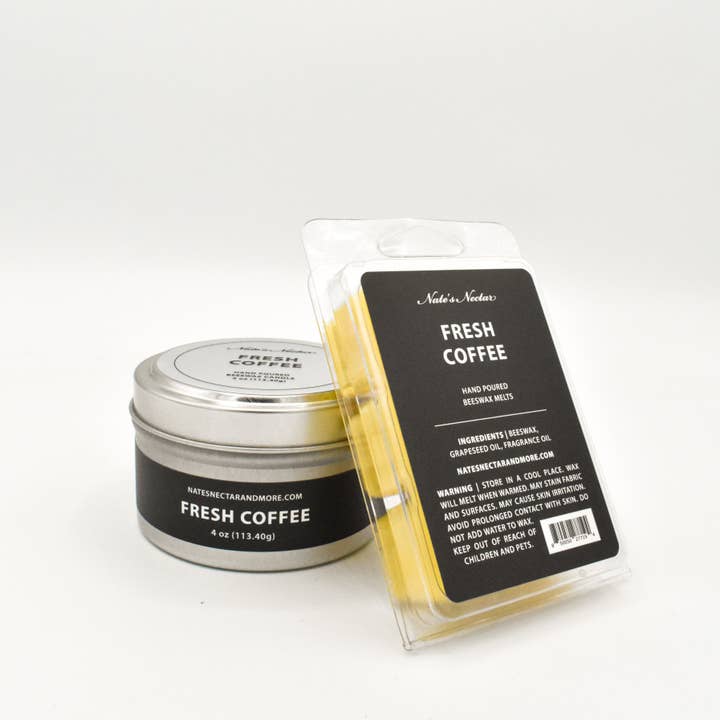 Nate's Nectar - Wholesale Travel Candles - Fresh Coffee Beeswax Candle5