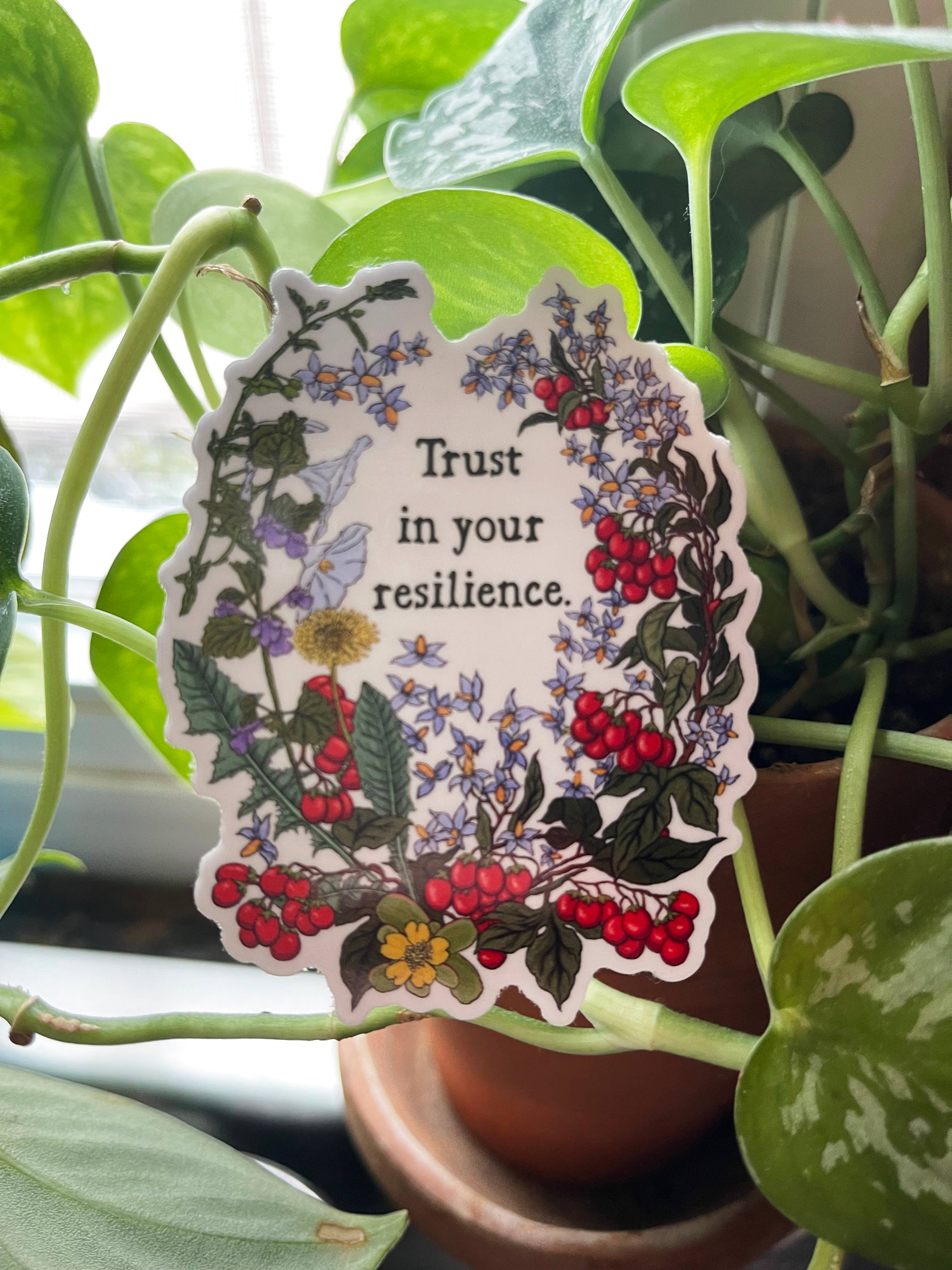 Fabulously Feminist - Wholesale Sticker - Feminist Sticker: Trust In Your Resilience2