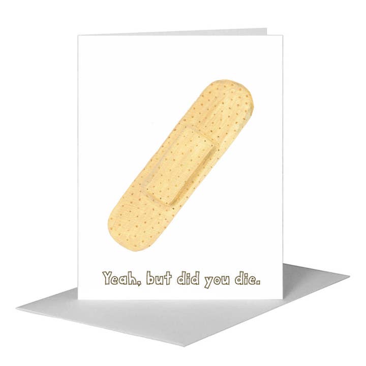 Bandage, Greeting Card (#8689C) for wholesale by Printed Canvas