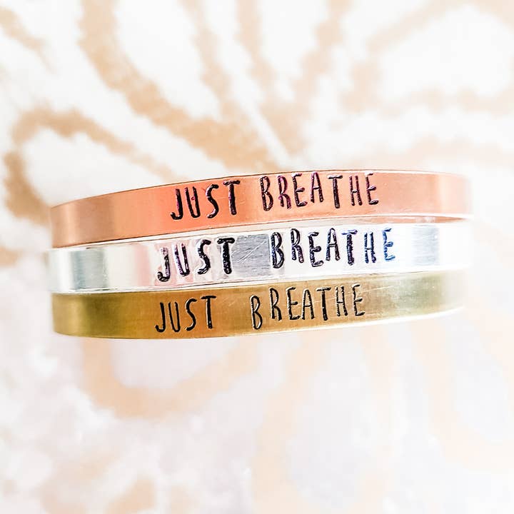 Inspirational Bracelet, adjustable cuff, stamped bracelet for wholesale by MKayAccessories