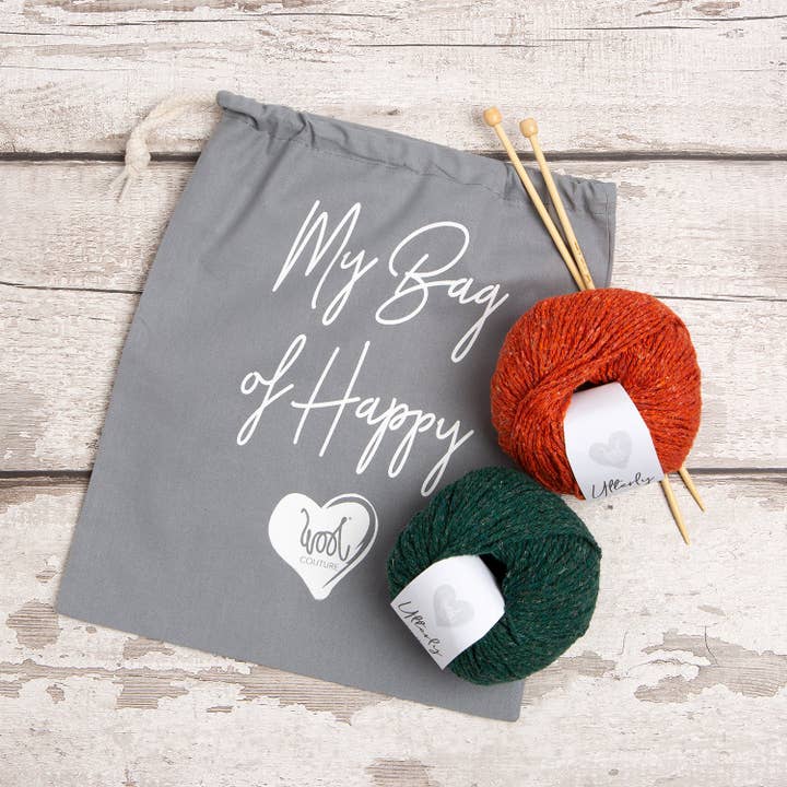 Wool Couture Company - Wholesale Knitting/Crochet Supplies - Mini Knitted Pumpkin Kit Halloween3