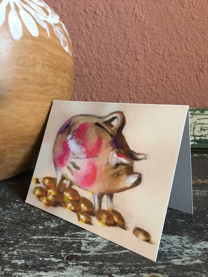 Abundance Greeting Card for wholesale by Anne Woods Fine Art