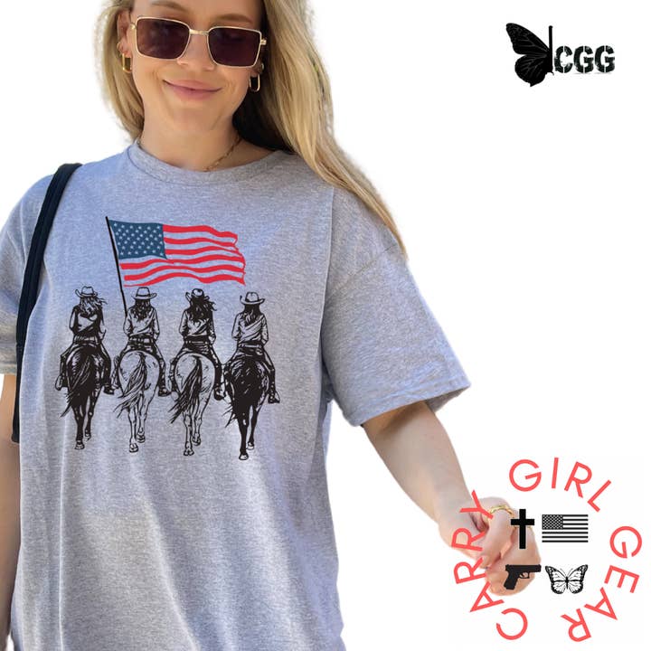 T-SHIRT AMERICAN RIDERS por atacado de CG GEAR