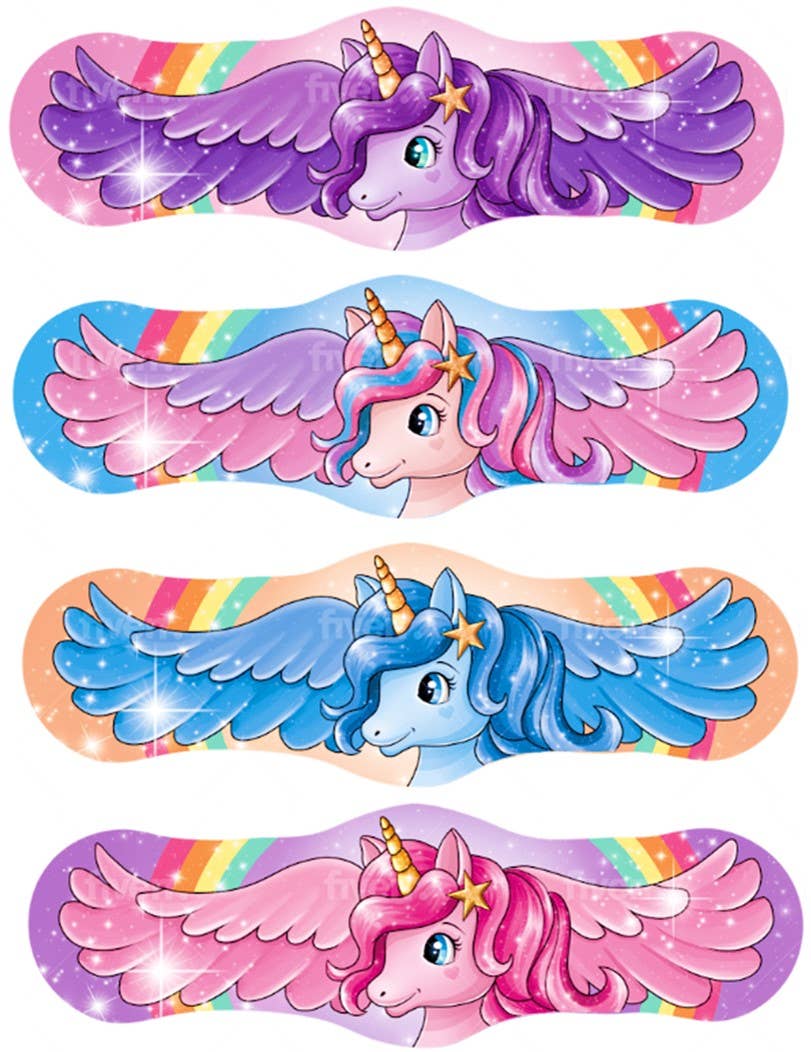 Hug-a-BooBoo - Wholesale Bandaids/Bandages - Kids & Baby - Magical Unicorns Premium Adhesive Bandages - 24ct Box 2