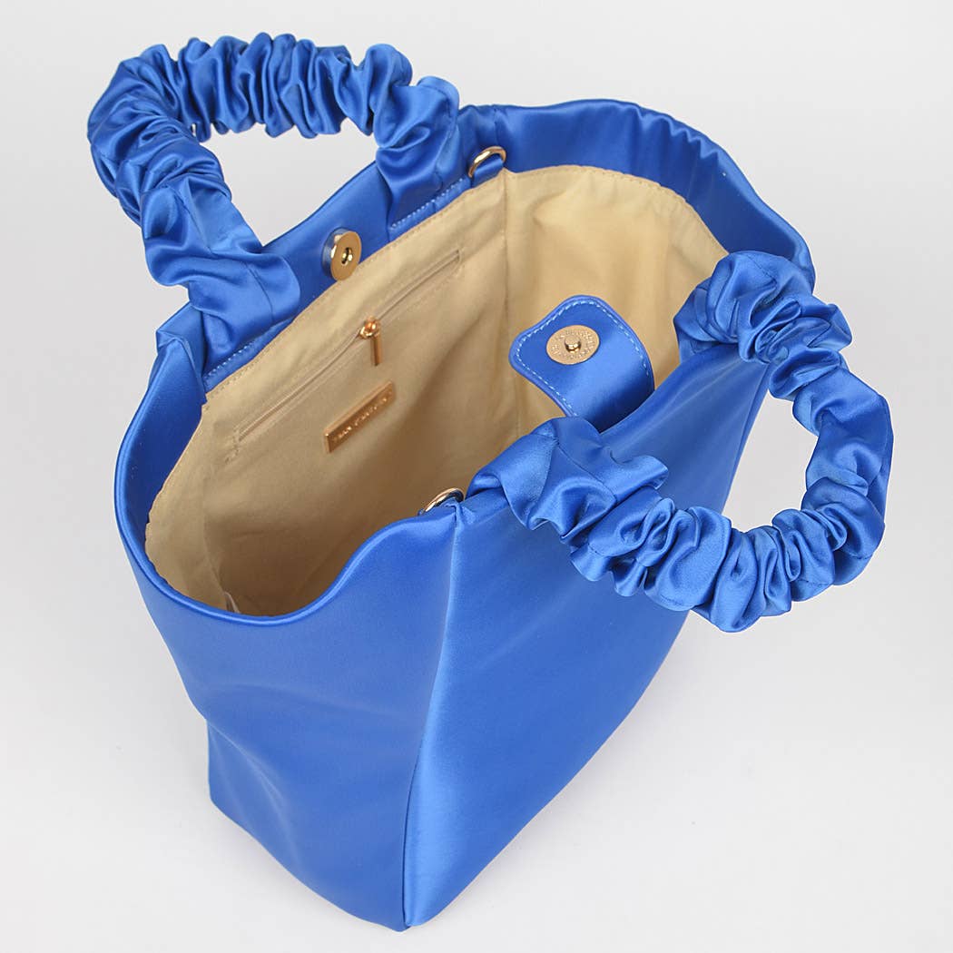 3AM BY H&D ACCESSORIES - Wholesale Draagtas - Dames - Satijnen draagtas met ketting4