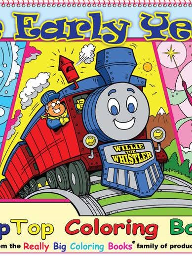 The Early Years LapTop Coloring Book 17"x11" for wholesale by Really Big Coloring Books | ColoringBook.com