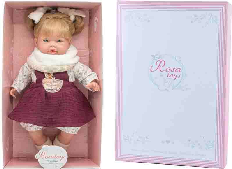 MUÑECAS ROSATOYS, S.L. - Wholesale Doll - Kids - Daniela Talkadora Peto Maroon1
