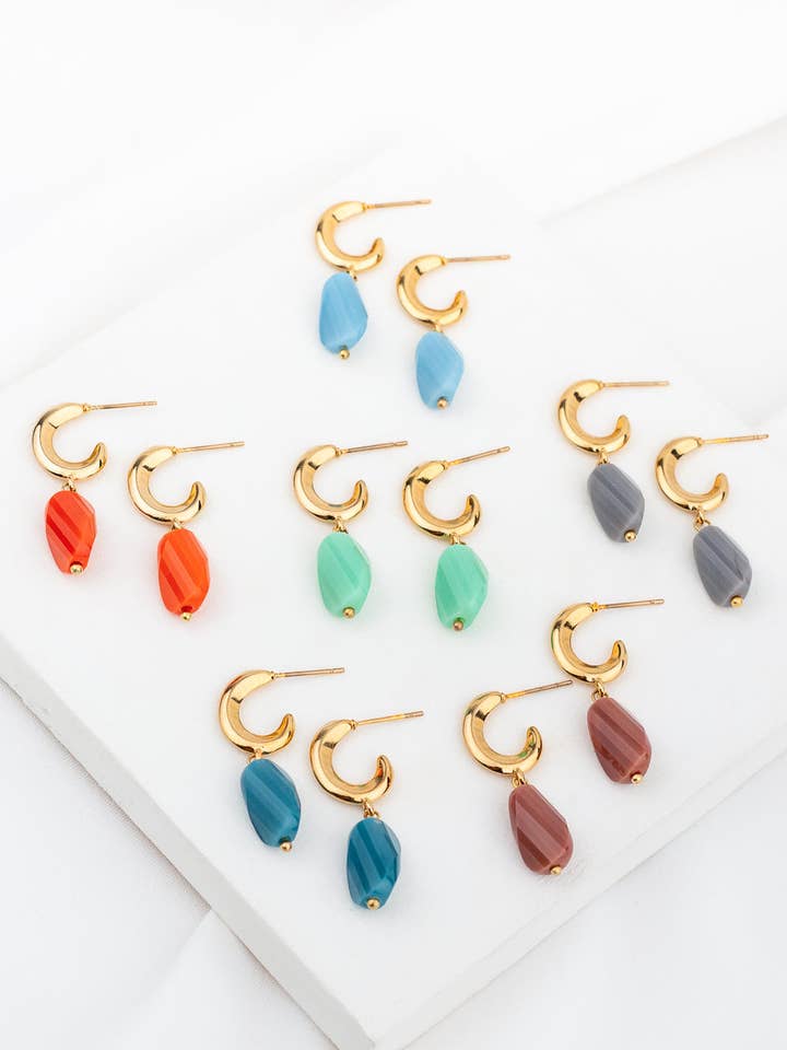 Olivia Øreringe for engroshandel hos Shlomit Ofir Jewelry Design