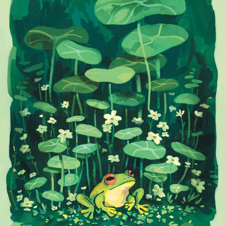 Rã-de-olhos-vermelhos - Impressão por atacado de JelArts