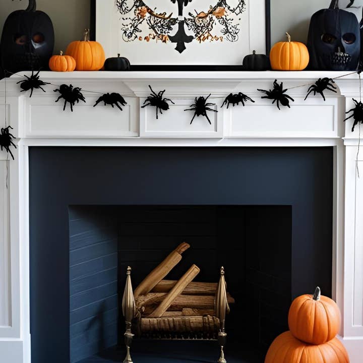 The Tarantula Spider Garland for wholesale by The Creative Garland Company