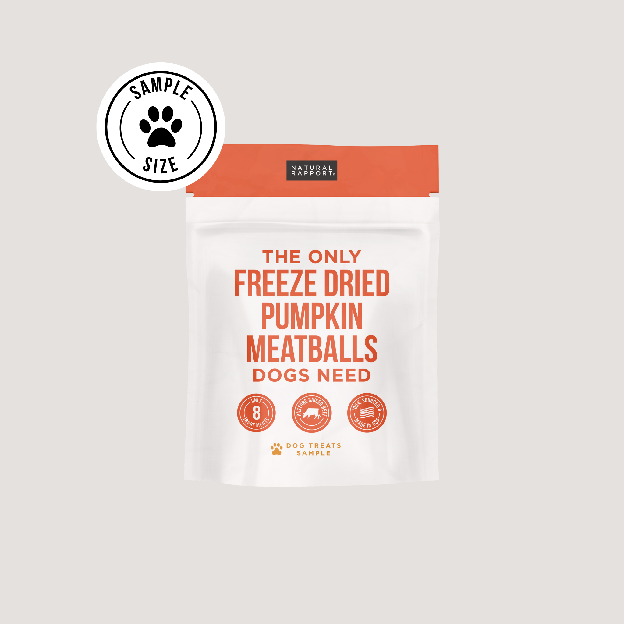 Natural Rapport - Wholesale Pet Treats - Dog - The Only Freeze Dried Pumpkin Meatballs Dogs Need5