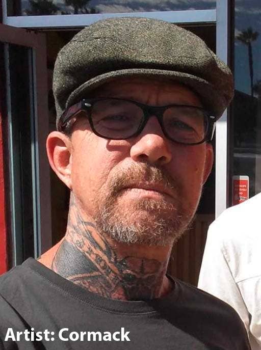 Noir Panthère Tatouée - T-shirt Graphique pour Homme en vente sur Faire6