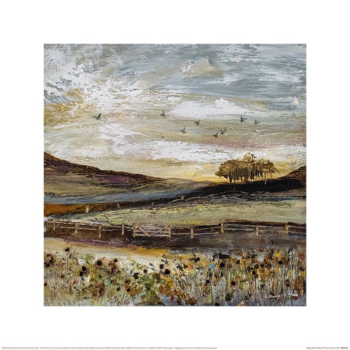 The Art Group – Impressão artística por atacado – Louise O'Hara (Flying Home To Roost II) Impressões Artísticas2