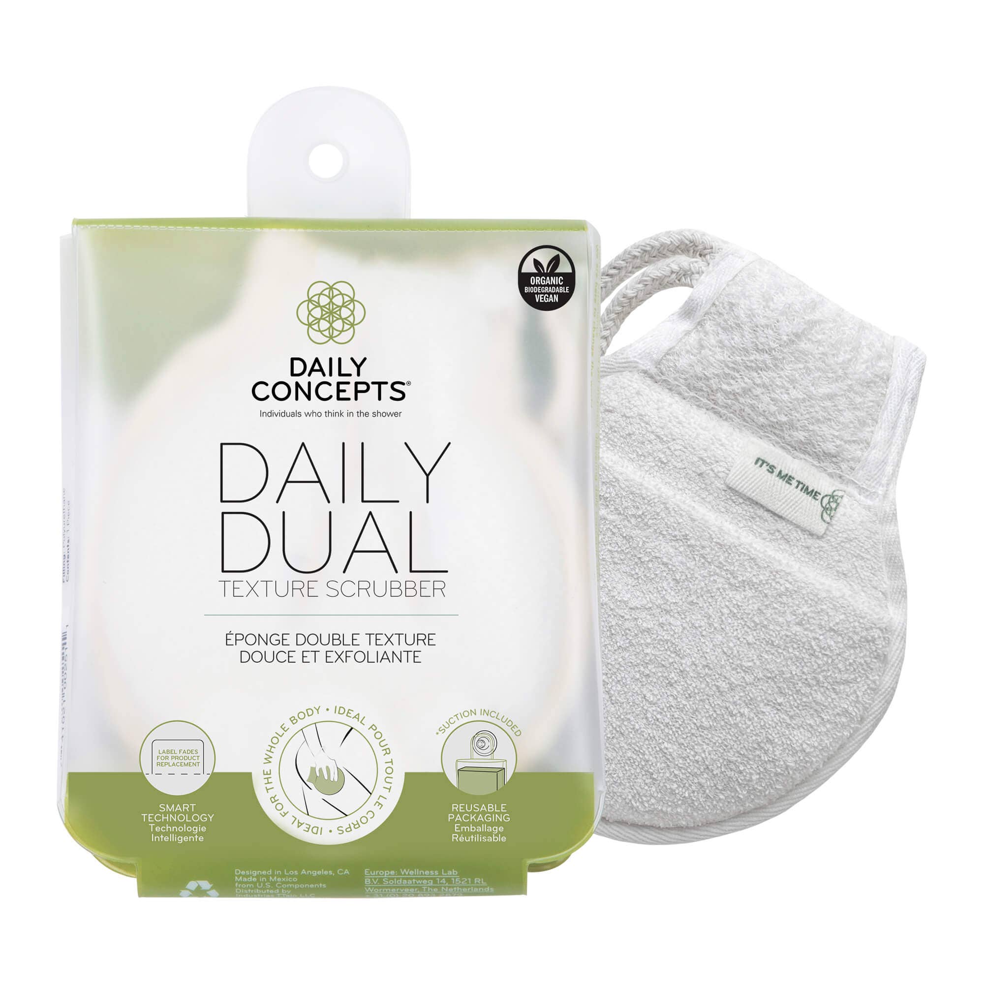 Daily Concepts - Wholesale Bath Pouf/Sponge - Daily Dual Texture Scrubber0
