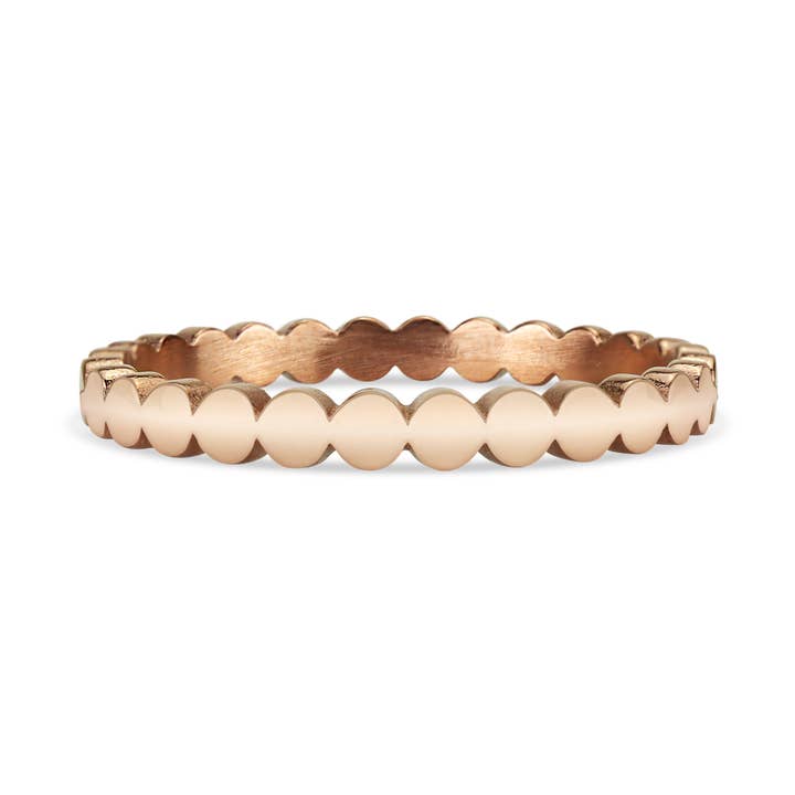 WJW - Wholesale Band/Stacked Ring - Flat Circle Stacking Ring