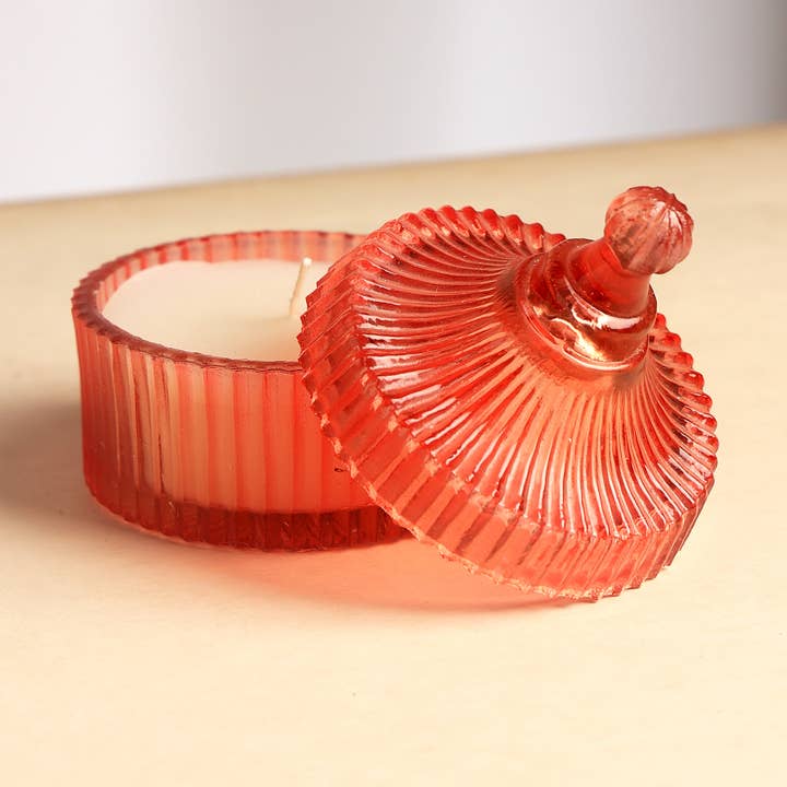 Vela de Navidad | Vela perfumada de higo y canela de 5 oz para venta al por mayor de ExpoBazaar