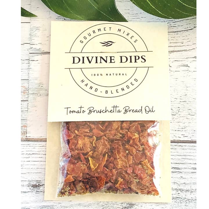 Divine Dips - Wholesale Dip - Tomato Bruschetta Seasoning Dip Mix & Oil Blend