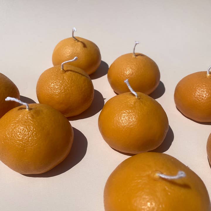 Orange Mandarin Candle for wholesale on Faire