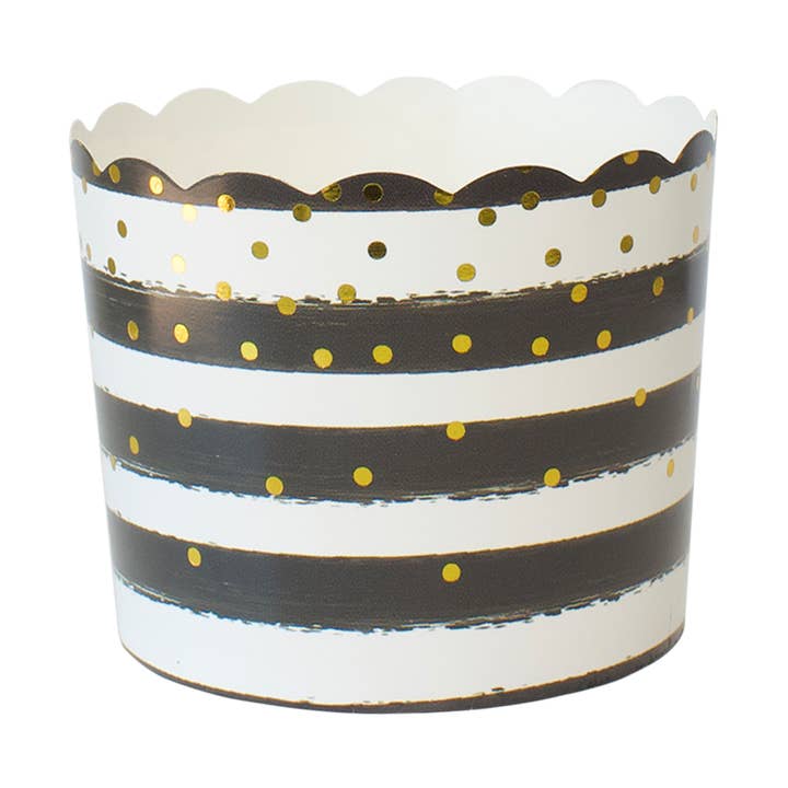 Sophistiplate - Wholesale Disposable Cup - Cup Large Black Confetti Foil/20pk0